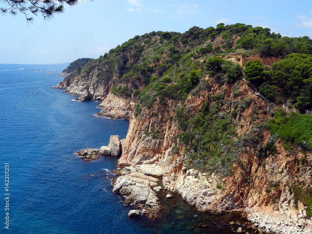 Fototapeta premium View of Tossa de Mar, Spain