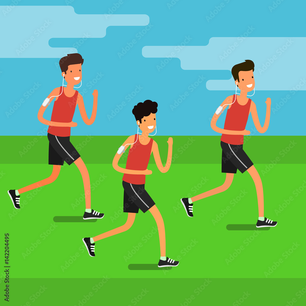 Concept of Sport and activity people. Concept of Sport and activity people.