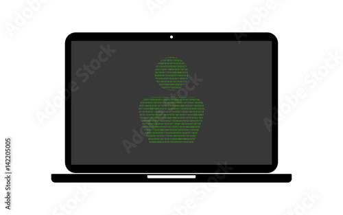 Hacker Laptop - Avatar Icon