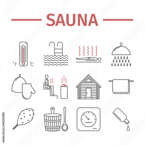 Line icons set.