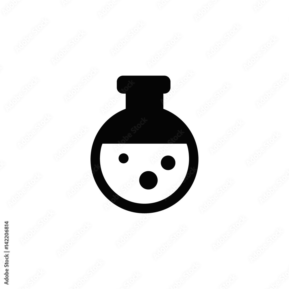 flask icon flat design flask icon flat design
