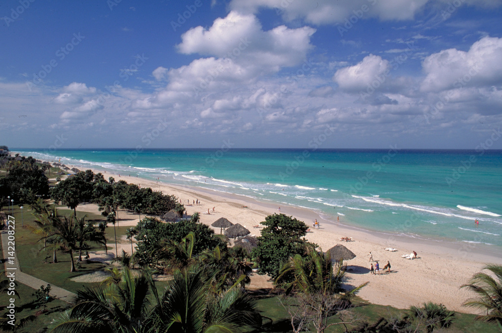 Kuba: ein Strandabschnitt der Halbinsel Varadero