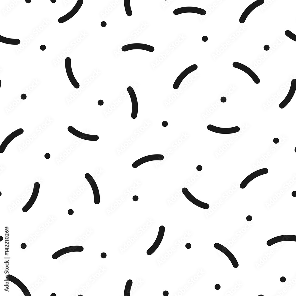 Retro memphis pattern - seamless background. Retro memphis pattern - seamless background.