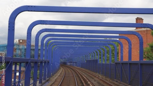 Beckton to Tower Hill station by train in London, United Kingdom photo