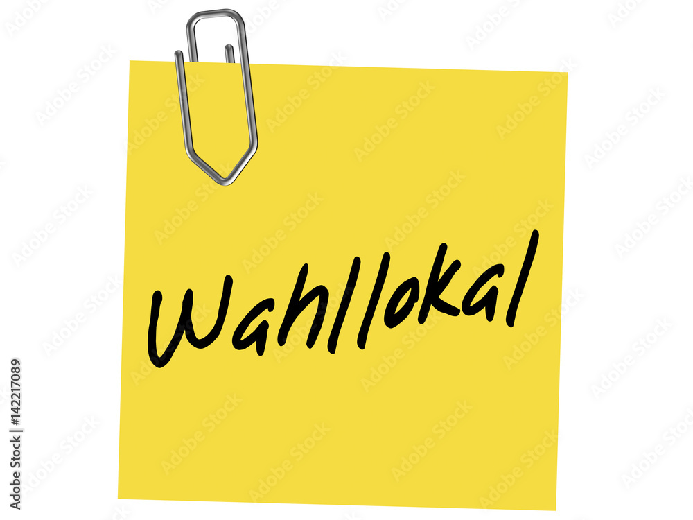 Wahllokal Wahllokal