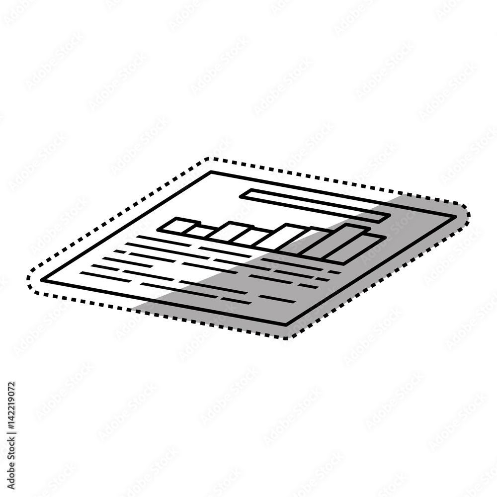 Financial report document icon vector illustration graphic design Financial report document icon vector illustration graphic design