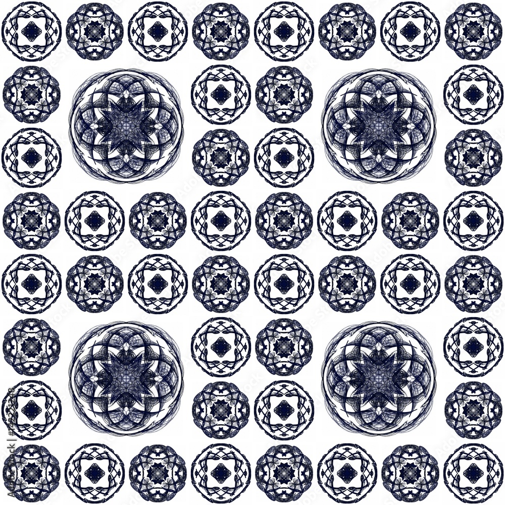 Seamless texture with 3D rendering abstract fractal blue pattern Seamless texture with 3D rendering abstract fractal blue pattern