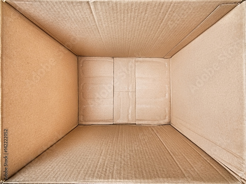 Cardboard box for things.