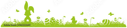 Green Easter Background