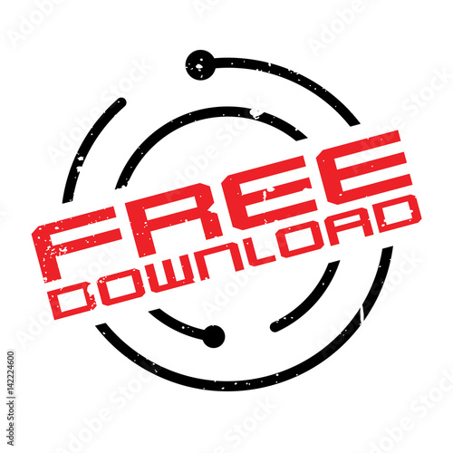 Free Download rubber stamp. Grunge design with dust scratches. Effects can be easily removed for a clean, crisp look. Color is easily changed.