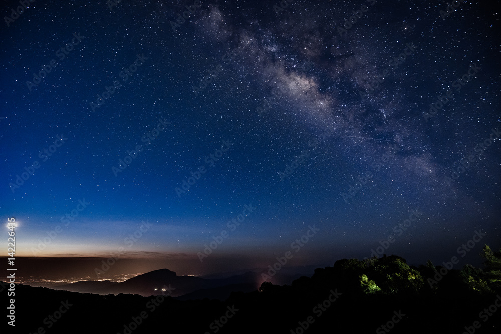 Milky Way in thailand