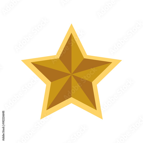 Star medal symbol vector illustration graphic design