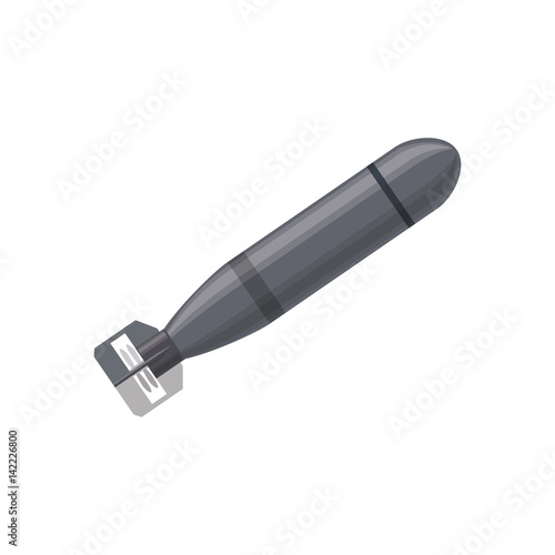 Nuclear bomb weapon vector illustration graphic design