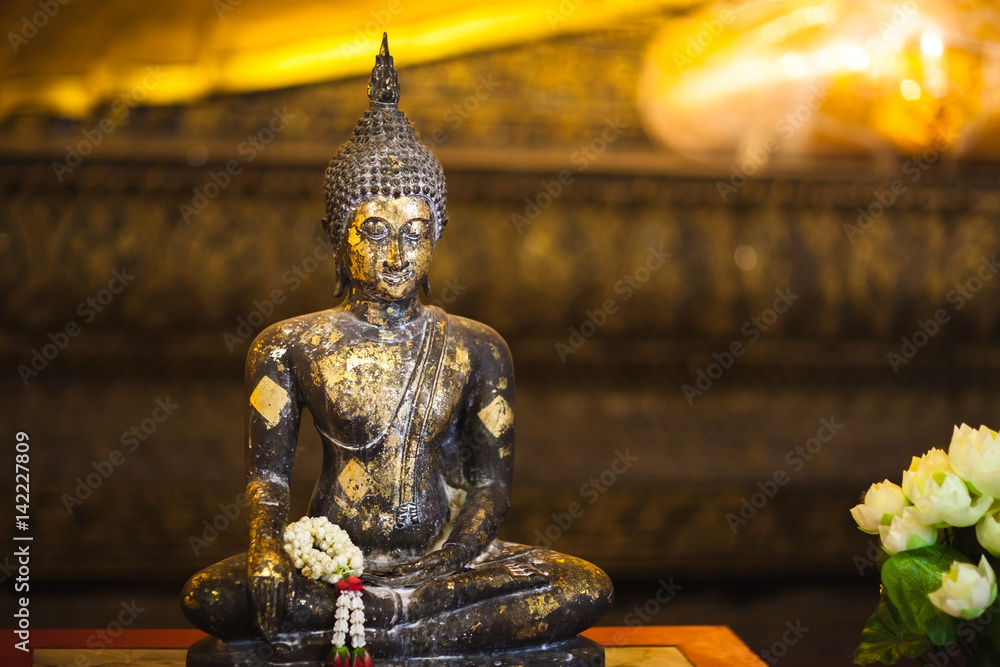 Buddha statue in Thailand temple Stock Photo | Adobe Stock