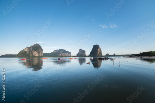 view of Pakmeng bay, Trang province, Thailand photo