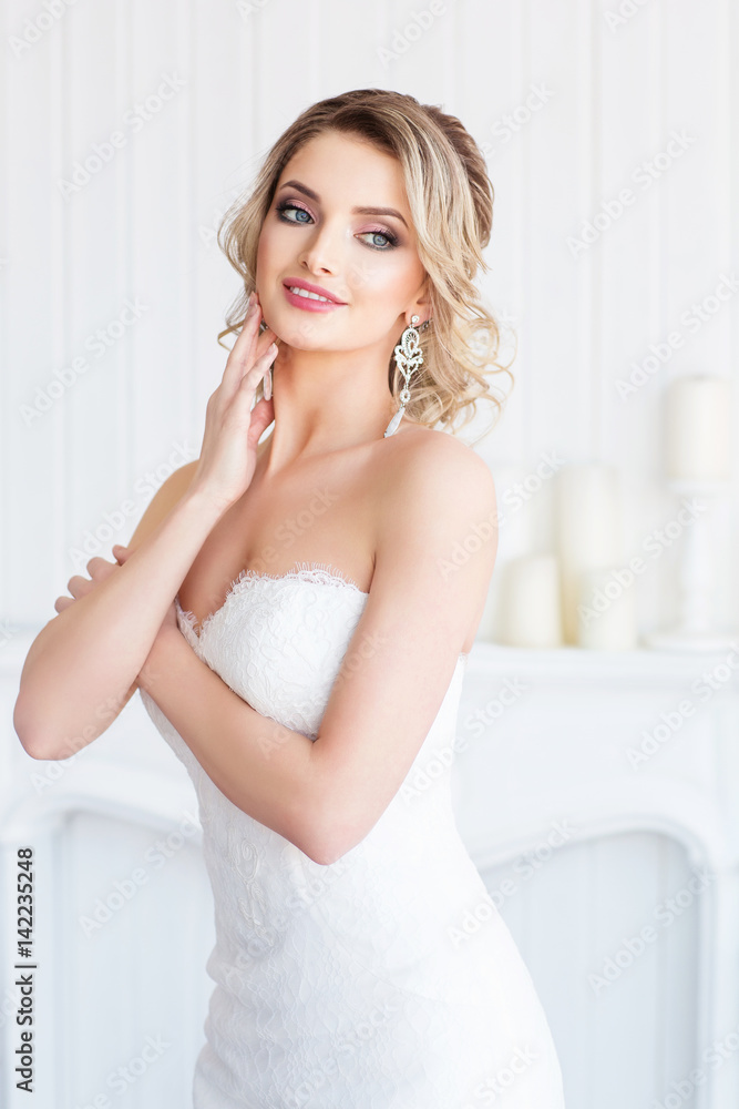 Fashion portrait of a beautiful bride Fashion portrait of a beautiful bride