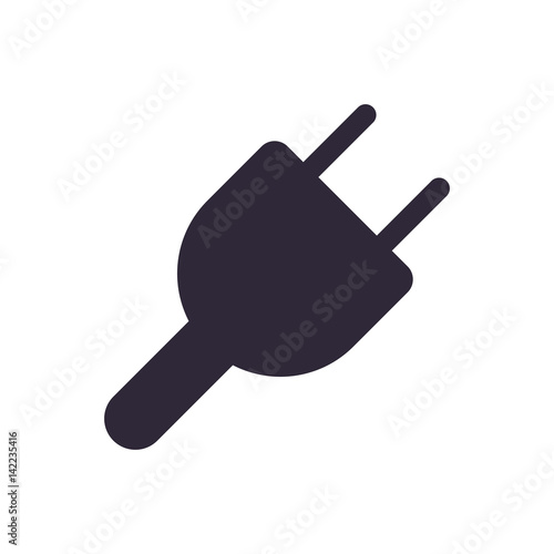 Isolated electric plug vector illustration graphic design