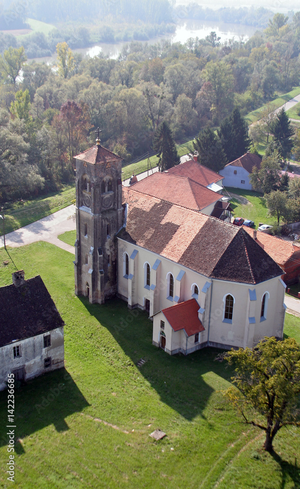 Parish Church of Saint Anthony of Padua in Bukevje, Croatia.