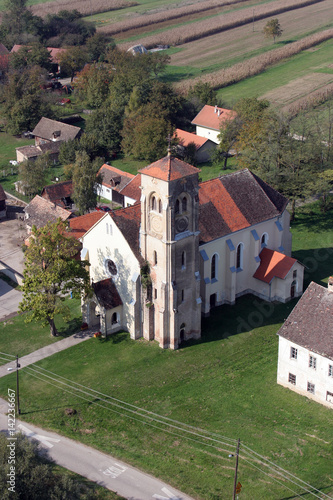 Parish Church of Saint Anthony of Padua in Bukevje, Croatia on November 07, 2007.