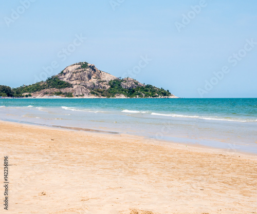 Nature sea and sand with copy space