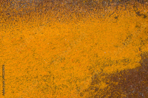 Rust on an old sheet of metal texture