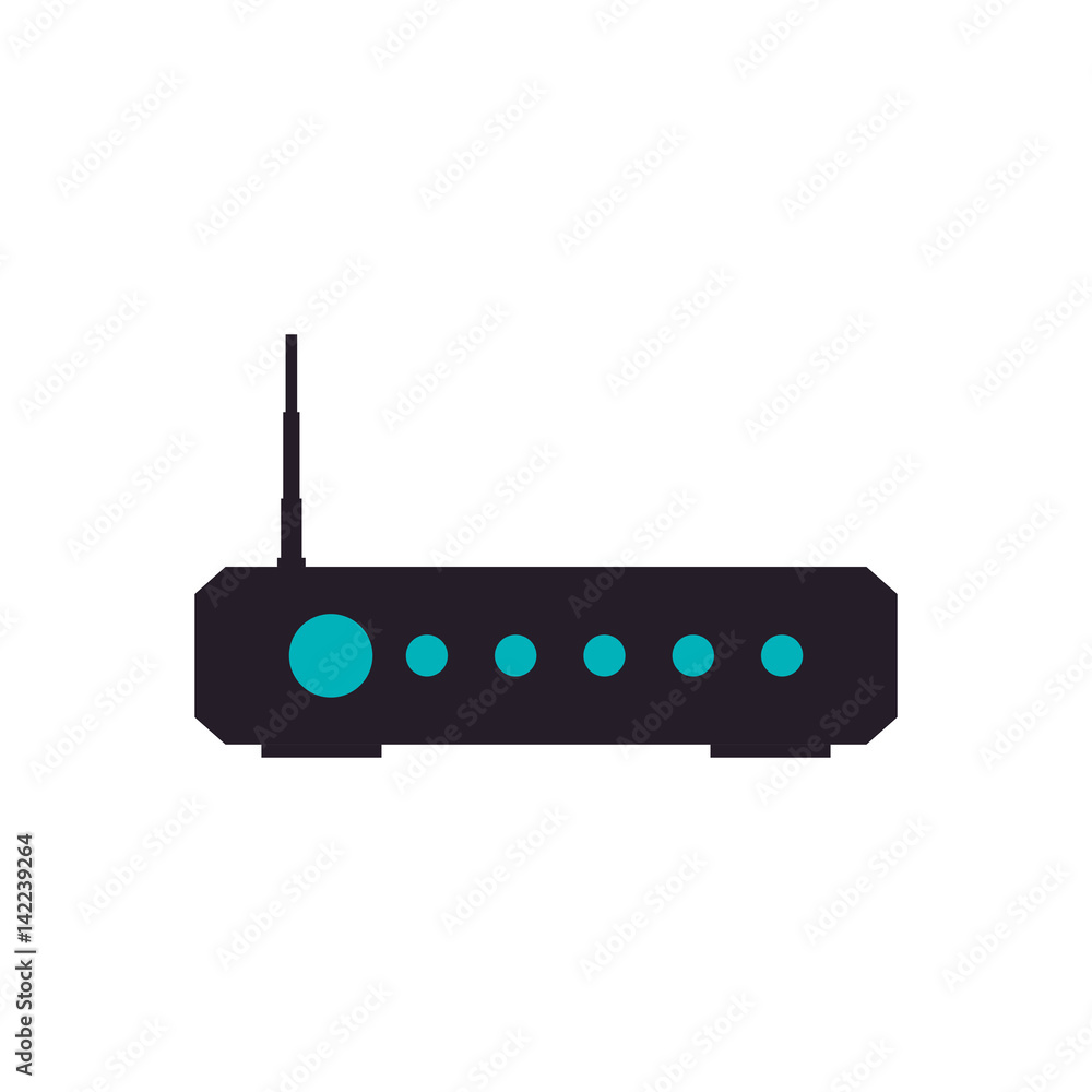 Wifi internet modem vector illustration graphic design Wifi internet modem vector illustration graphic design