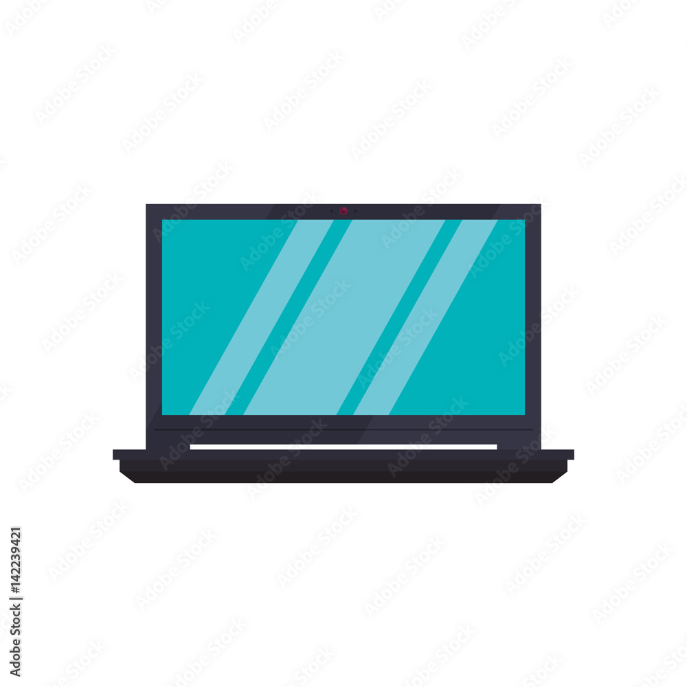 Laptop pc technology vector illustration graphic design Laptop pc technology vector illustration graphic design
