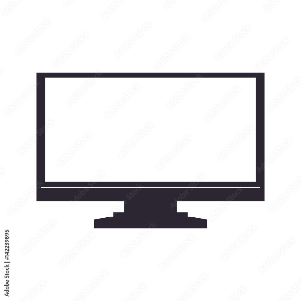 Modern tv technology vector illustration graphic design Modern tv technology vector illustration graphic design