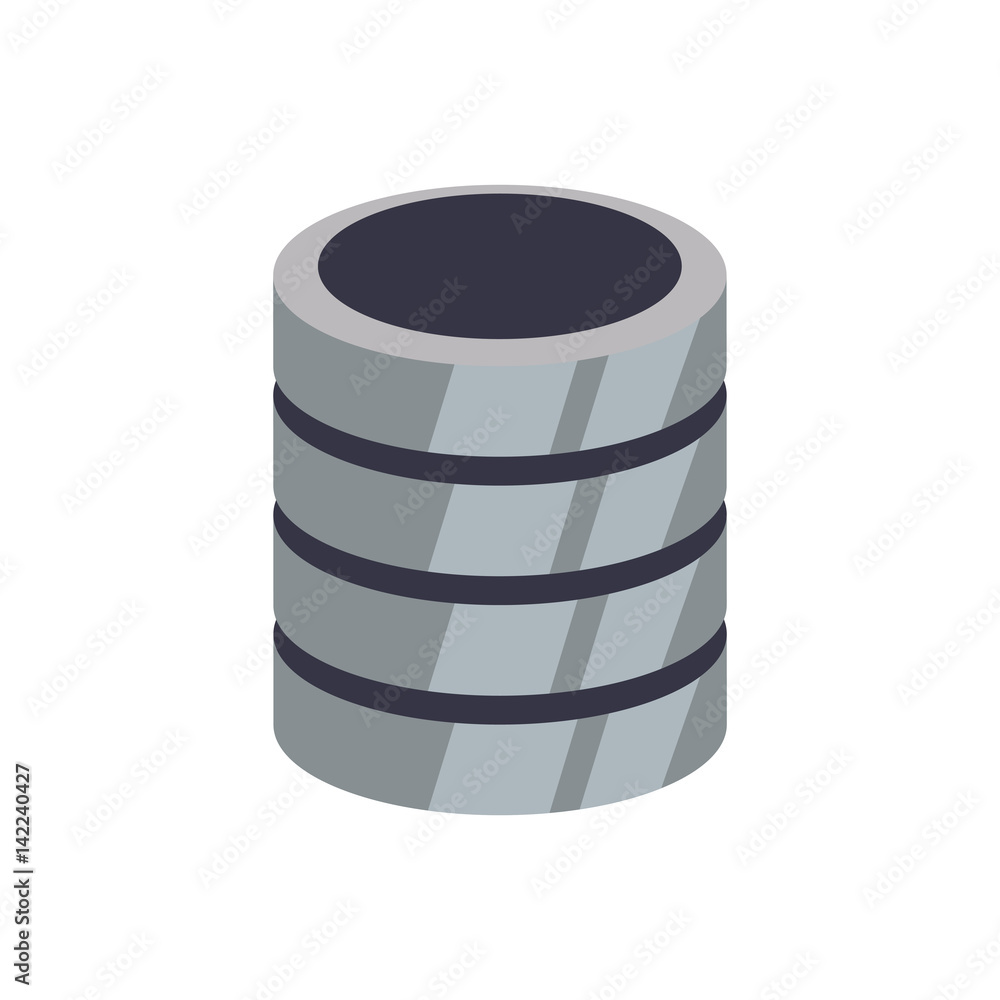 Storage database computer vector illustration graphic design Storage database computer vector illustration graphic design