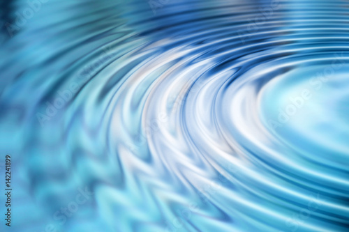 Abstract blue ripples background photo