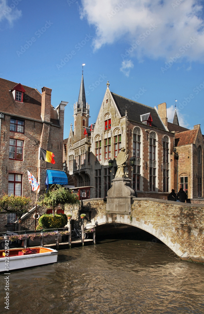 Naklejka premium View of Bruges. Belgium