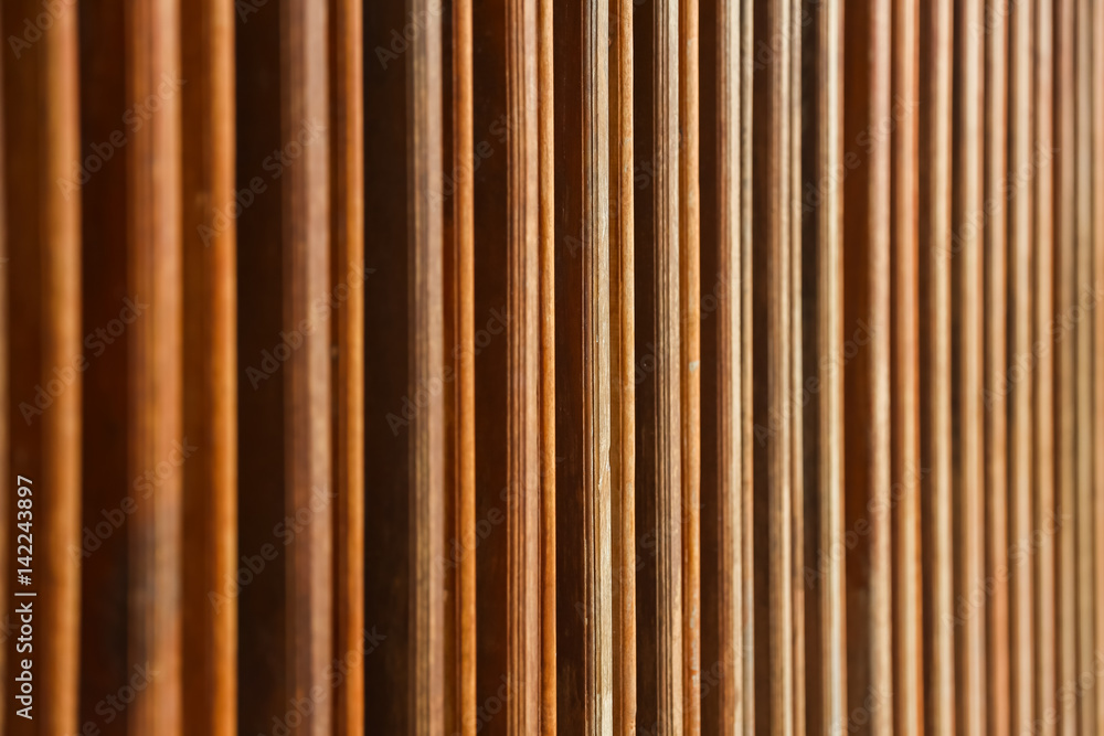 Lath Grill wood sun shade line pattern for background. Lath Grill wood sun shade line pattern for background.
