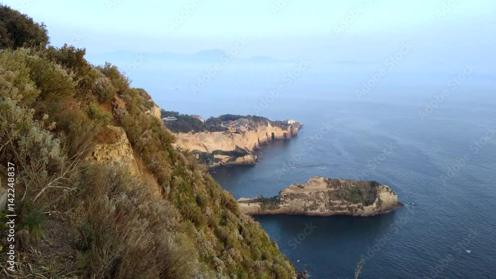 panoramic view of the Bay of Naples from Posillipo hill - Italy panoramic view of the Bay of Naples from Posillipo hill - Italy