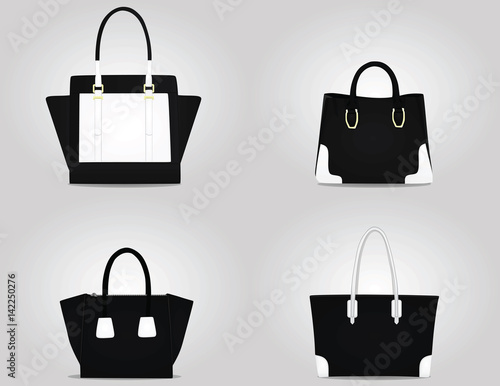 Woman handbag vector