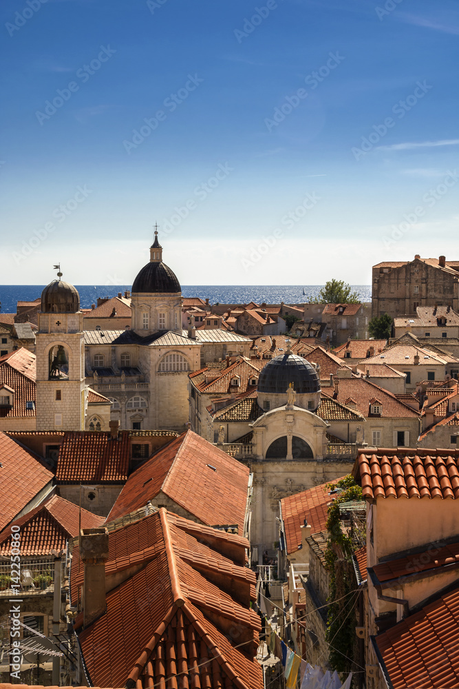 Old Town Dubrovnik view from City Walls 