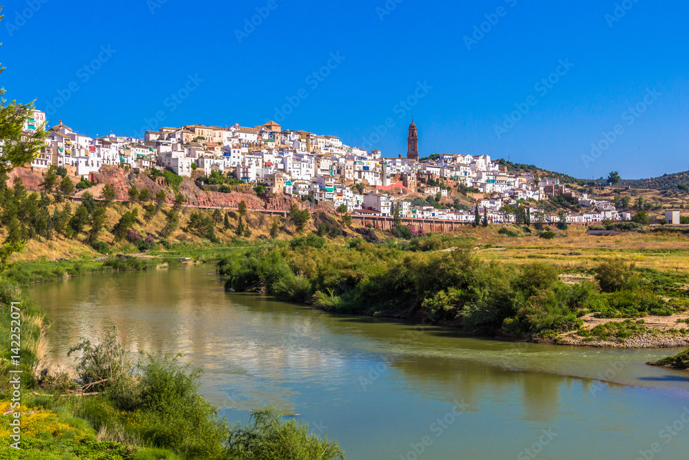 Fototapeta premium Vista de un pueblo andaluz