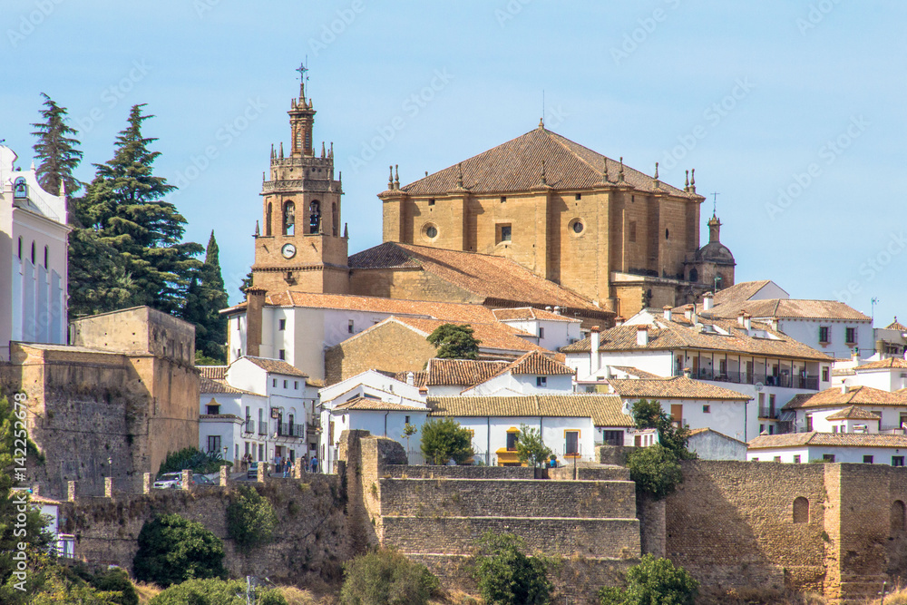 Vista de un pueblo andaluz