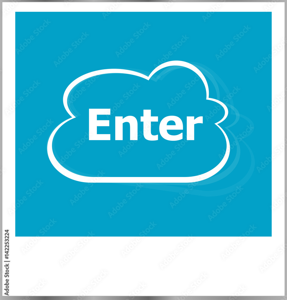 photo frame with enter word, internet concept photo frame with enter word, internet concept
