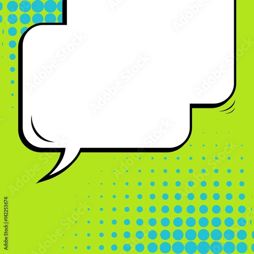 Abstract creative concept vector comic pop art style blank, layout template with clouds beams and isolated dots background. For sale banner, empty speech bubble set, illustration halftone book design.