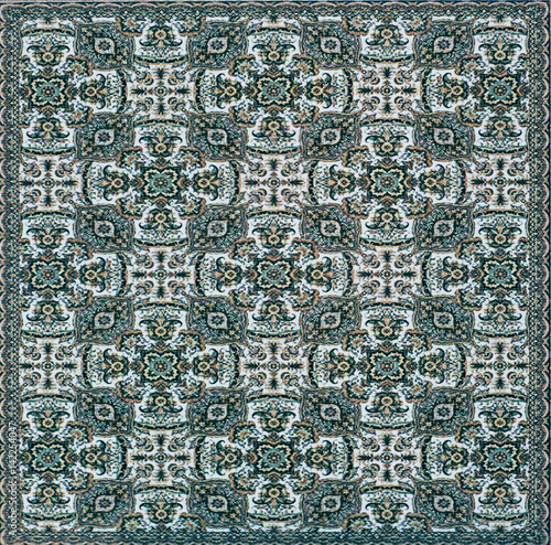 Mosaic, abstract geometric pattern, ceramics, tile