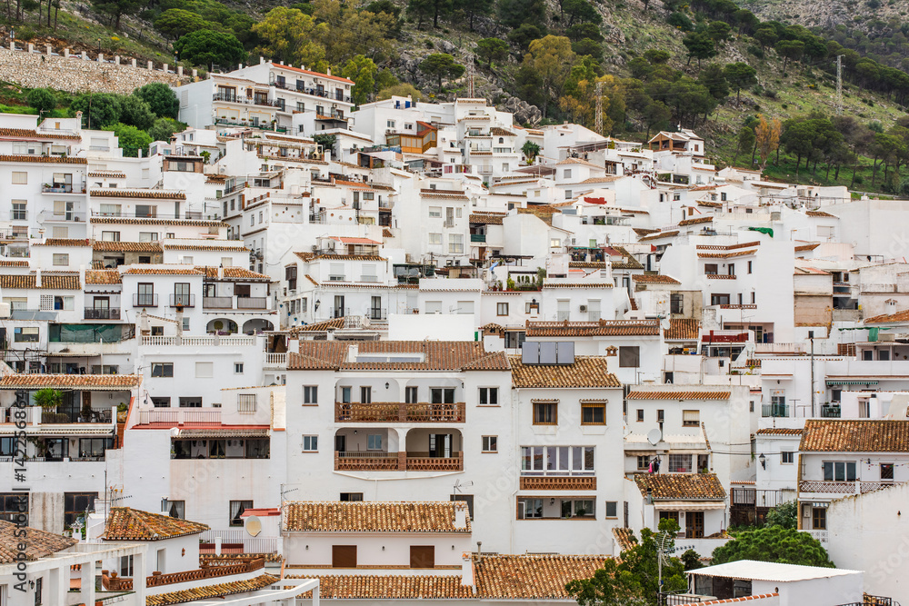 Picturesque village of Mijas in Andalucia,Spain