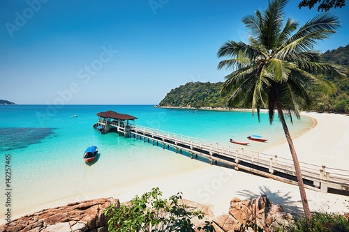 Amazing beach in Malaysia photo