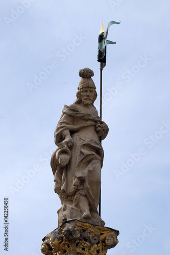 Saint Florian statue in Maribor Slovenia, Europe. 