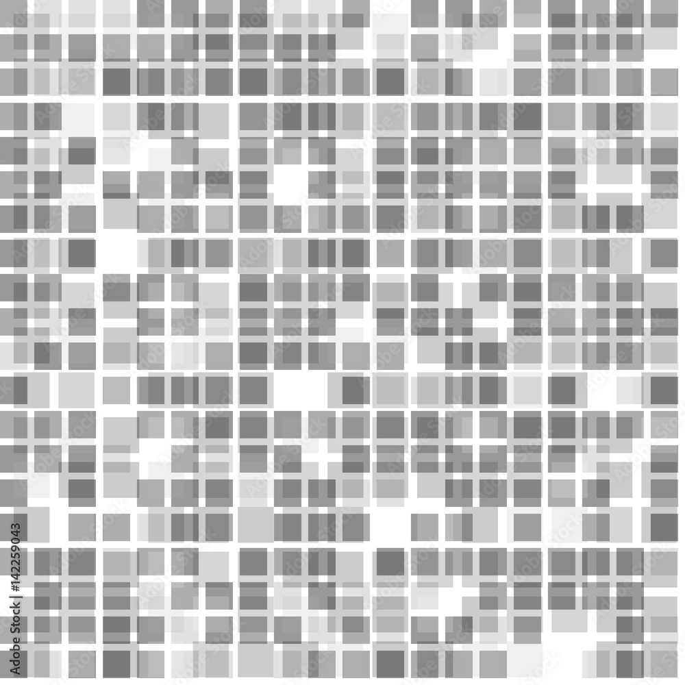 black and white halftone mosaic square background. Design vector illustration black and white halftone mosaic square background. Design vector illustration
