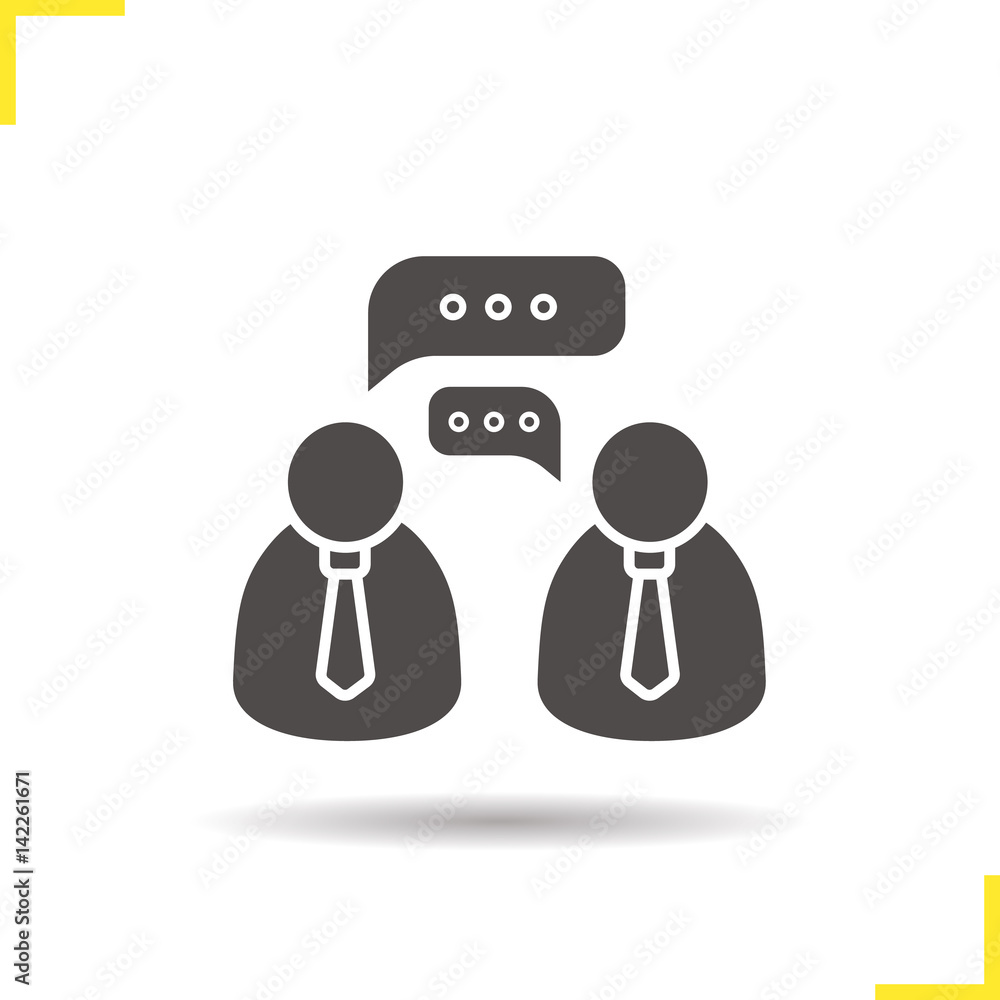 Business talk icon Business talk icon