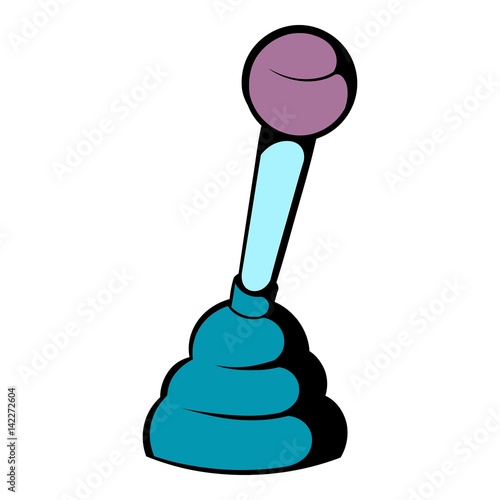 Gear shift icon, icon cartoon