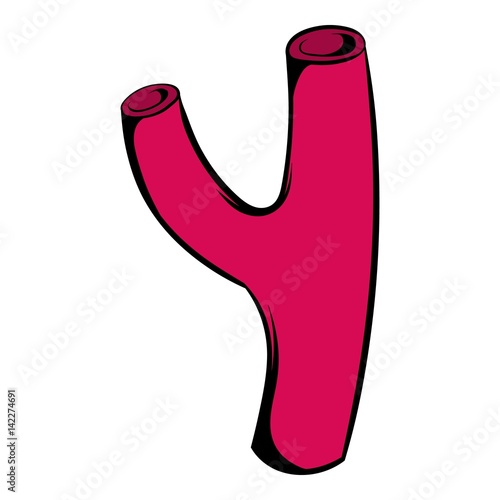 Artery icon, icon cartoon