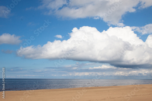 Beautiful day at beach europe