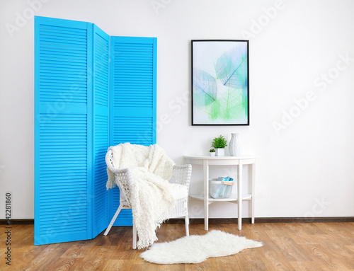 Modern interior design with...