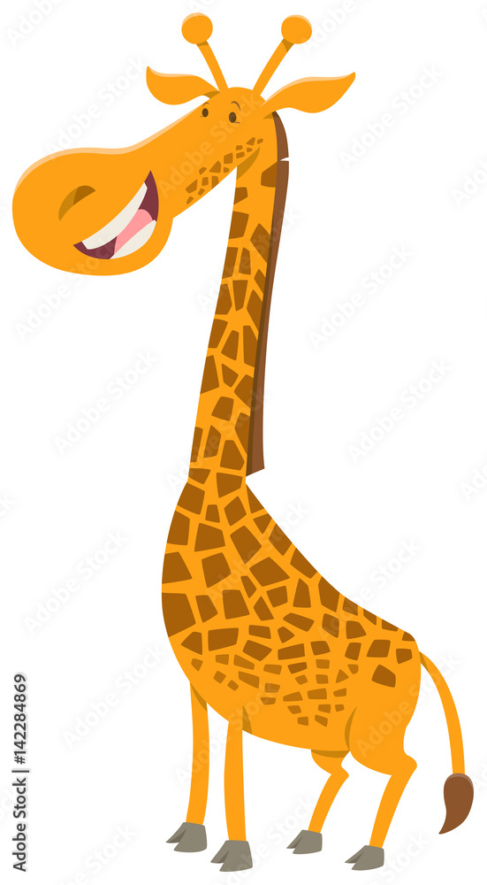 Obraz premium giraffe cartoon character